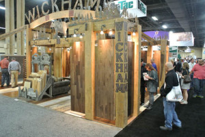 Le fabricant québécois de planchers en bois Wickham en est à sa dixième présence à Surfaces. Elle est maintenant bien ancrée aux États-Unis.